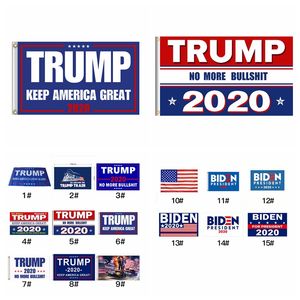 150 * 90 cm Trump Flag Trump 2020 America President Election Flags Keep America Great Again Banner Biden Banner Flag avec SEA SHIPPING CCA12228