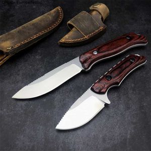 15002/15017 Hunt BM Saddle Mountain Skinner Vast mes S30V Drop Point Gestabiliseerde houten handgrepen Tactische Bushcraft Multifunctioneel mes Redding EDC-tool