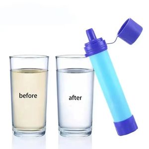 1500L Outdoor Straw Water Filter Purifier, Emergency Survival Filtration Camping Accessories