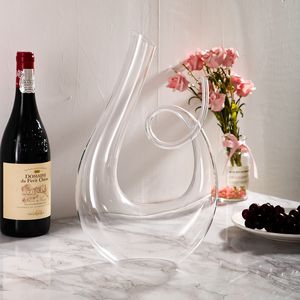 1500 ml Crystal Glass Red Wine Decanter Set Huishoudelijke wijn snel verdikking Persoonlijkheid Creatieve Europese stijl Hip Flask