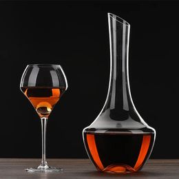 Carafe à vin rouge de 1500ml, grand ventre, séparateur de verre en cristal sans plomb, Bar familial, outil verseur pratique et exquis, 240119
