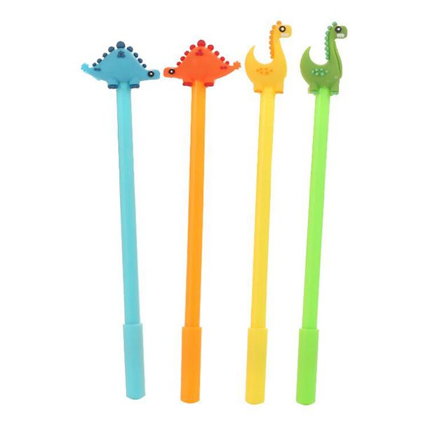 1500 pièces dessin animé créatif dinosaure Gel stylo Kawaii cadeau promotionnel Silicone papeterie stylo étudiant école fournitures de bureau livraison gratuite