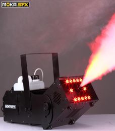 1500W 123W LED MultiAngle Fog Machine Special Effect Fog Machine 6 kanalen draadloos bediening Smoke machine Stage Lichteffect3590637