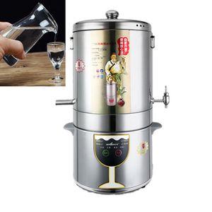 1500W Alcohol Distiller Home Brewing Equipment Brewing Destillation Liquor Kleine roestvrij koper Brewing Alcohol Machine 5L Home Wine Making Machines