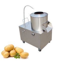 Éplucheur de pommes de terre électrique 1500 W avec roulettes en acier inoxydable Éplucheur de pommes de terre Taro 220 V/110 V