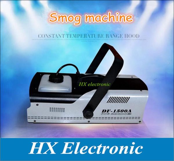 Máquina de humo para DJ con niebla de 1500W, máquina nebulizadora con efecto de escenario, máquina de efecto neblina, discoteca, fiesta en casa, efecto DJ, control remoto o por cable de alimentación5968678