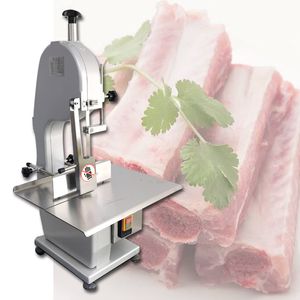 Máquina cortadora de huesos de Sierra de mesa multiusos de 1500W, cortador de carne congelada, costillas de pescado, manitas, cortador de carne congelada a la venta