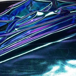 150 cm * 50 cm Shiny Stretch Lycra Bronzed Magic Dancewear Stof Badpak Cosplay Stage Performance Kledingstuk Laserdoek 210702