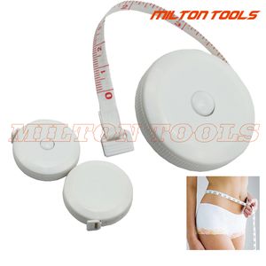 150 cm/60 pulgadas forma redonda color blanco cintura cinta cuerpo cinta métrica regalo promoción 50 unids/lote