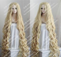 150 cm de largo Wavy Curly Wig Occident Style Pastoral Mix Cosplay Wig Hair4464068