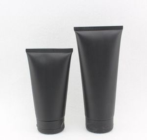 150g 200g Black Black Soft Tube Rechargeable Plastique Lotion Crème Crème Cosmetic Cosmetic Packaging Bottle Récipient Vis 30pclot8656310