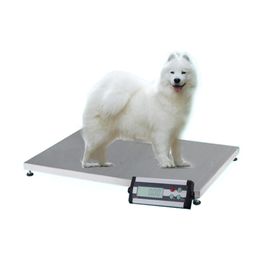 Báscula electrónica para mascotas de acero inoxidable, 150kg/50g, peso para perros grandes, pesaje electrónico para tienda de gatos y hospitales