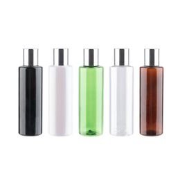 150 ml cosmetische flessen met zilveren schroefdeksel Plastic doe-het-zelf-fles PET-huidverzorgingshulpmiddelen Shampoo-containers 25 stuks veel met 5 kleuren198b