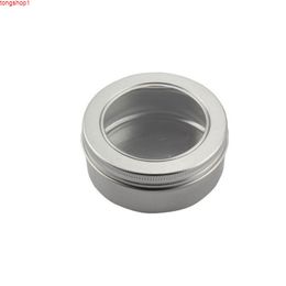 Envases de bálsamo labial de 150 ml, tarros de crema facial, caja de loción, latas de cera, botes de Metal de aluminio, embotellado recargable, 24 uds/lote buena cantidad