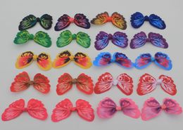 150 stks 25quot diy print grosgrain lint boog bloem voor meisjes haaraccessoires haar boog clip bloem voor kids6068214