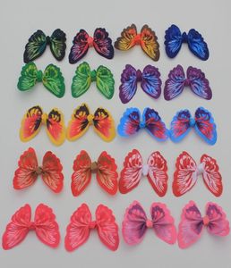 150 stcs 25quot Diy Print Grosgrain Ribbon Bow Flower For Girls Hair AccessoiresHair Bow Clip Bloem voor kinderen6517504