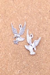 150pcs Antique Silver Bronze plaqué Eagle Hawk Charms Pendant Pendre Collier Bracelet Résultats 2020mm2967539