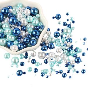 150 Pcs Coloré ABS En Plastique Imitation Perles Mélanger 3-8mm Perles Rondes Avec Des Trous DIY Bracelet Charmes Collier Perles Pour La Fabrication De Bijoux