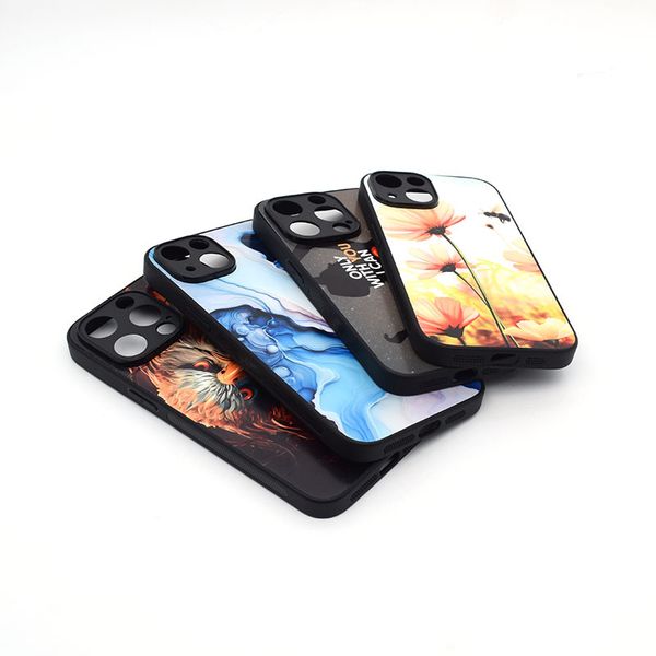 Coque vierge DHL pour iPhone 15, 150 pièces, impression par Sublimation, TPU + PC, coque de téléphone portable, prend en charge le chargement sans fil