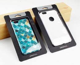 150 stks Hot Sale Black Kraft Papieren Box voor iPhone5 / 6/7 7Plus Note5 6 S7 Edge Packaging Box voor Mobile Case Verpakkingsdoos