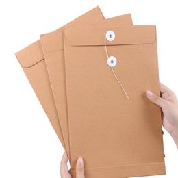 150 stcs/veel grote kraftpapier A4 Document Bag A4 Bestandsmap envelop voor kantooropslaggroothandel