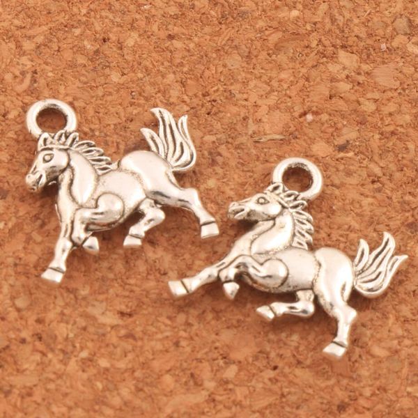 150 pcs/lot mon petit cheval entretoise perles breloque 14x15.5mm pendentifs pour Cowgirl adolescentes équestre cadeau d'anniversaire bricolage L181