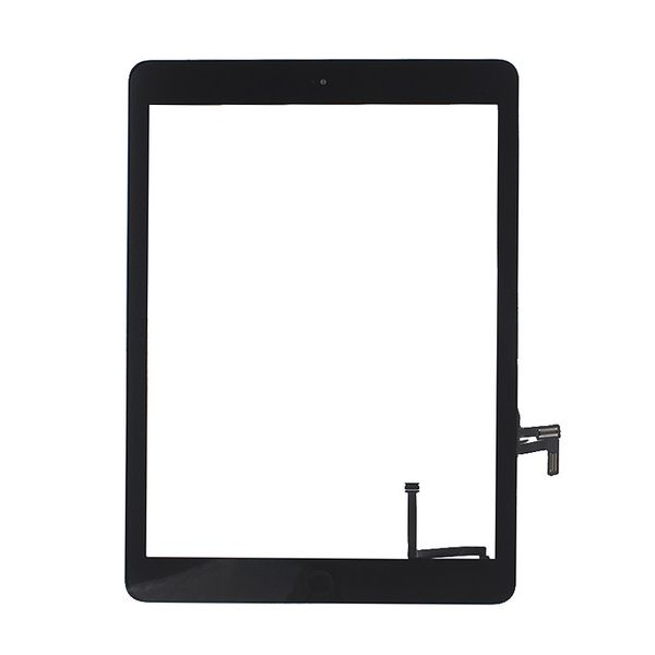 150 pièces numériseur de panneau de verre à écran tactile avec assemblage adhésif de boutons pour iPad Air livraison gratuite