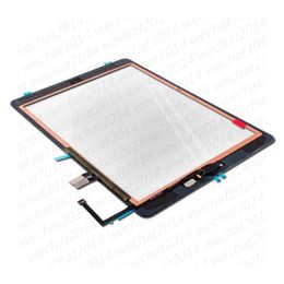 150PCS Touchscreen Glass Panel met Digitizer Home Buttons voor iPad 6 6e 2018 A1893 A1954 Gratis DHL