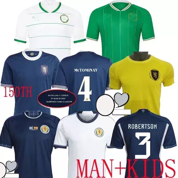 150e anniversaire 2023 Maillots de football Irlande Spécial ADAMS ROBERTSON Maillot de football Enfants 150 ans Kits de maillot homme GARDIEN DE BUT BROWNE BRADY