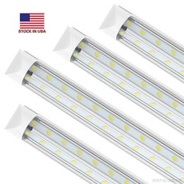 150 W 8FT LED-winkel licht voor garage, 15000LM 6000K onder kastverlichting, 4Feet 75W 7500LM, SMD5730 T8 LED-buis