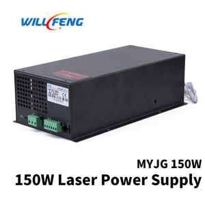 Will Fan – alimentation Laser Co2 MYJG150W, avec boîte en métal noir, pour Machine de découpe et gravure et Tube de verre