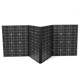 Kit de Panel Solar plegable de carga rápida, cargador Solar de módulo monocristalino fotovoltaico portátil para acampar al aire libre, 150W