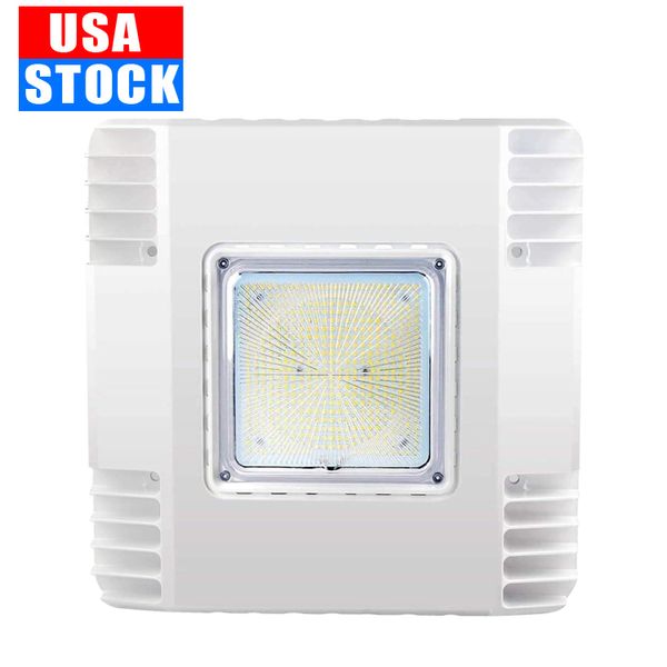 Focos de 150 W Luz de techo con dosel Lámpara empotrada ultraeficiente de montaje en superficie para gasolinera de gran altura para cochera o garaje de estacionamiento 110-277 V Crestech stock usa