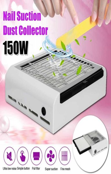 150W nouvelle forte puissance collecteur de poussière d'ongle ventilateur d'ongle Art Salon aspiration collecteur de poussière Machine aspirateur Fan7858255