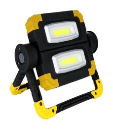 150W NOUVELLE Lampe de Travail USB Rechargeable En Plein Air Portable Projecteur Camping Lumière Double Tête COB Antichute D'inondation Campe Spotlight9304989