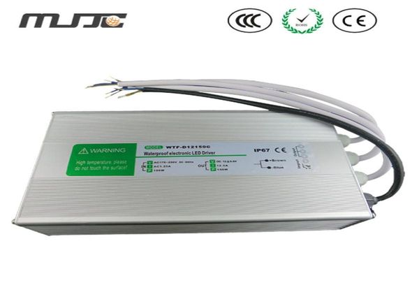 Fuente de alimentación del transformador del controlador LED electrónico impermeable de 150 W 110 V 220 V CA a 12 V 24 V CC para módulo LED exterior y tira de luz in4234839