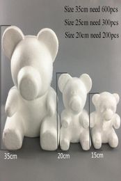 152035CM modélisation polystyrène polystyrène ours blanc boules de mousse artisanat pour bricolage cadeaux de noël fournitures de fête décoration2944013