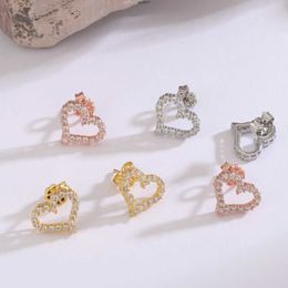 152g Stud t Jia Di Jia Oorstekers Boutique Sieraden Tiffanyitss Oorbellen Valentijnsdag Cadeau Liefde Hartvormige Eenvoudige Oorbellen Ontwerp Gevoel