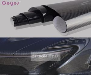 152x30cm 5d autocollants de voiture Diy Fibre de carbone Vinyle Film High Glossy Warp Motorcycle accessoires Automobiles imperméables Styling Car Styling5902764997