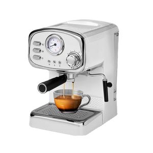 15Bar Elektrische Espresso Italiaanse Koffiezetapparaat Maker Druk Stoom Melkopschuimer Draagbare Koffiezetapparaat Cappuccino