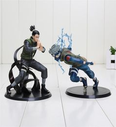 15 cm Anime Nara Shikamaru + Hatake Kakashi PVC actiefiguren Speelgoed kerstcadeau figuur Y2004218010549