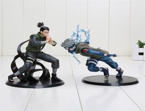 15 cm Anime Nara Shikamaru + Hatake Kakashi PVC Figuras de acción Juguetes Figura de regalo de Navidad Y2004217889145