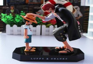 15 cm Anime One Piece Quatre empereurs Shanks Paille Chapeau Luffy PVC Figure d'action Got Merry Doll Lotable Modèle Toy Figurine Q11233557181