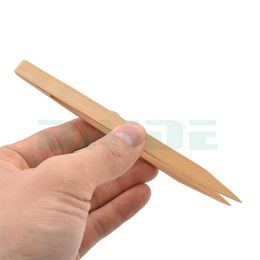 15cm Antistatische promotie Puntige Tip Bamboe Rechte Pincet Theetang Handige Tool310e