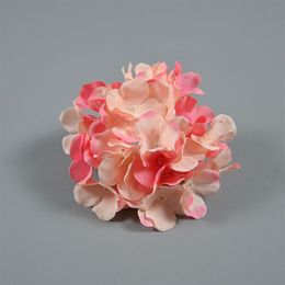 Testa di fiore di seta decorativa di ortensia artificiale da 15 cm per la decorazione della parete di nozze Decorazione della casa di fiori Decora l'accessorio 2502