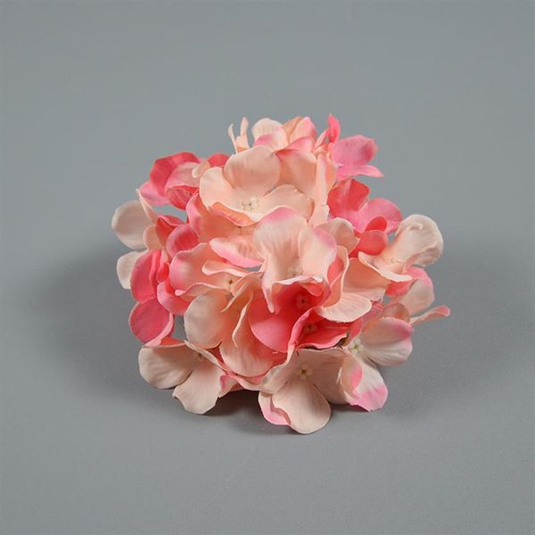 15 cm Hortensia artificiel Decorative Silk Flower Head for Wedding Wall Party Decoration Fleur Home Décore Décoration Accessoire 238p