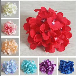 15cm kunstmatige zijde decoratieve hydrangea hoofden simulatie diy bloem hoofd zijde bloem voor bruiloft woondecoratie bloem GB799