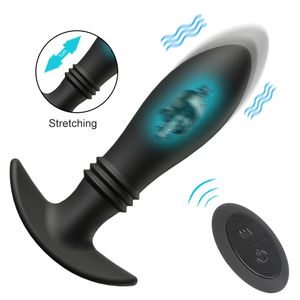 15 cm Automatische Stretching Draadloze Vibrators Voor Vrouwen Vaginale Bal Anale Plug Butt Dildo Vrouwelijke Masturbator sexy Speelgoed Mannen erotische