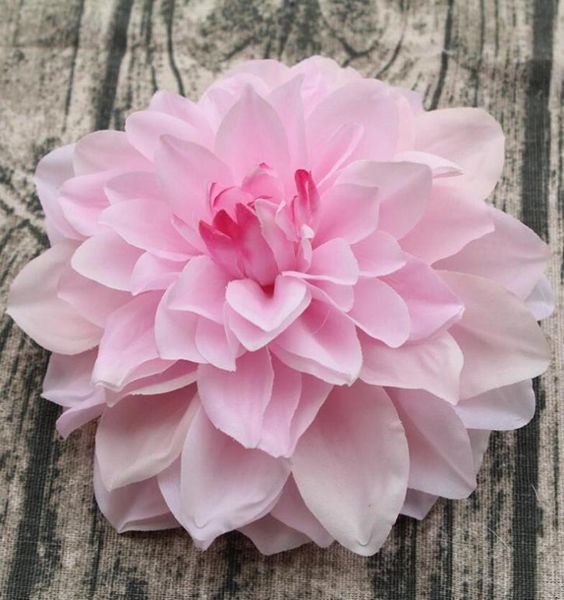 15 cm Big Artificial Silk Dahlia Flower Head for Wedding Flowers Wall DIY Floral Party Home Decorative 1PCS8442471