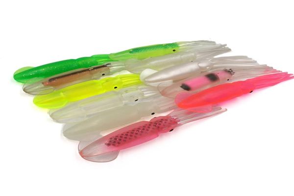 15 cm Big Lere Squid Squid Squid calmar pêche douce Lure Octopus jupe Tackle8157077